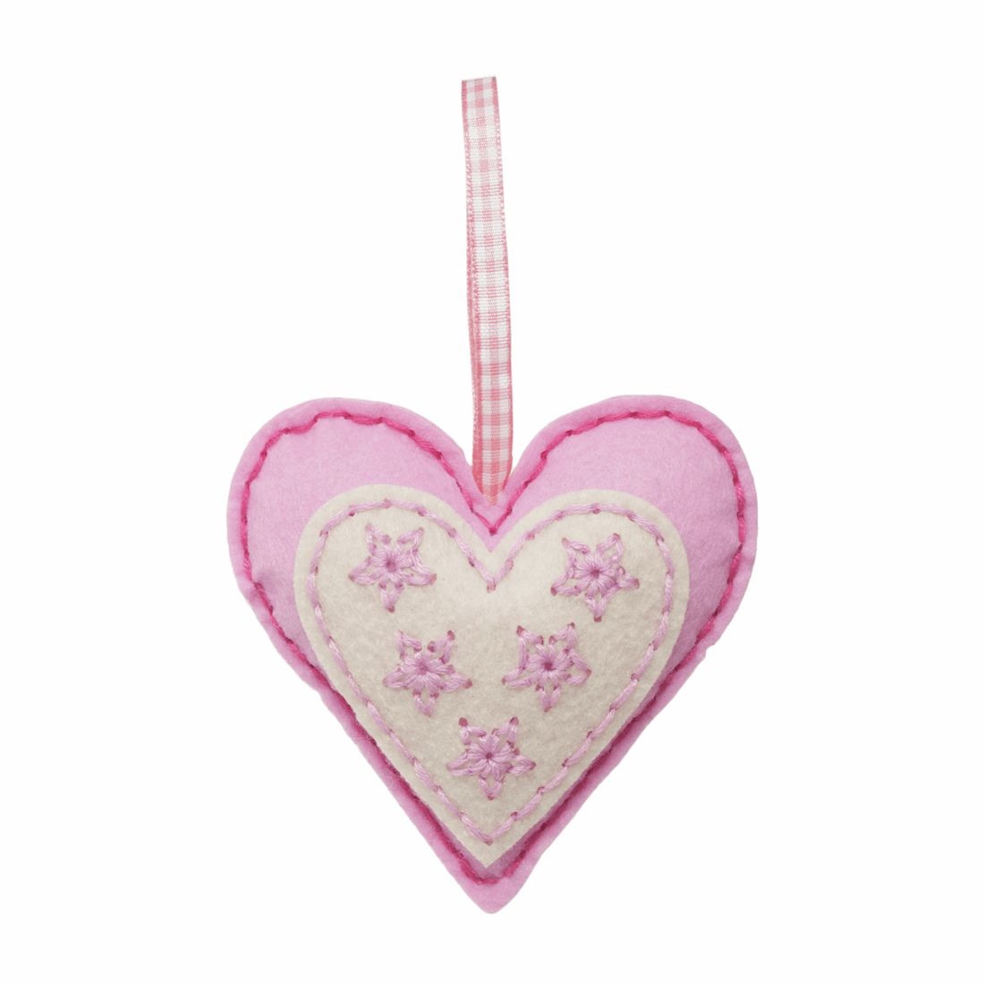Trimits Felting Kits Felt Decoration Kit: Heart  - The Sewing Studio