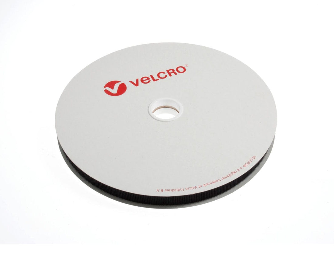 Velcro Velcro Velcro 20mm Sold By The Metre Sew-In Hook Black - The Sewing Studio