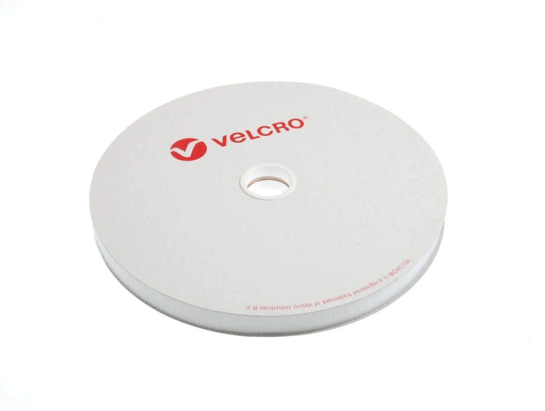 Velcro Velcro Velcro 20mm Sold By The Metre Sew-In Hook White - The Sewing Studio