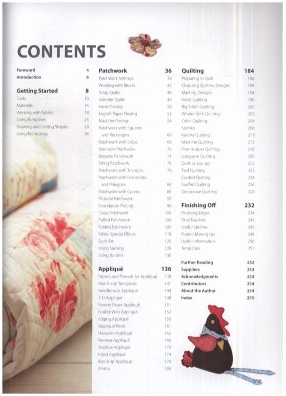 Wordery Books The Quilters Bible by Linda Clements - The Sewing Studio