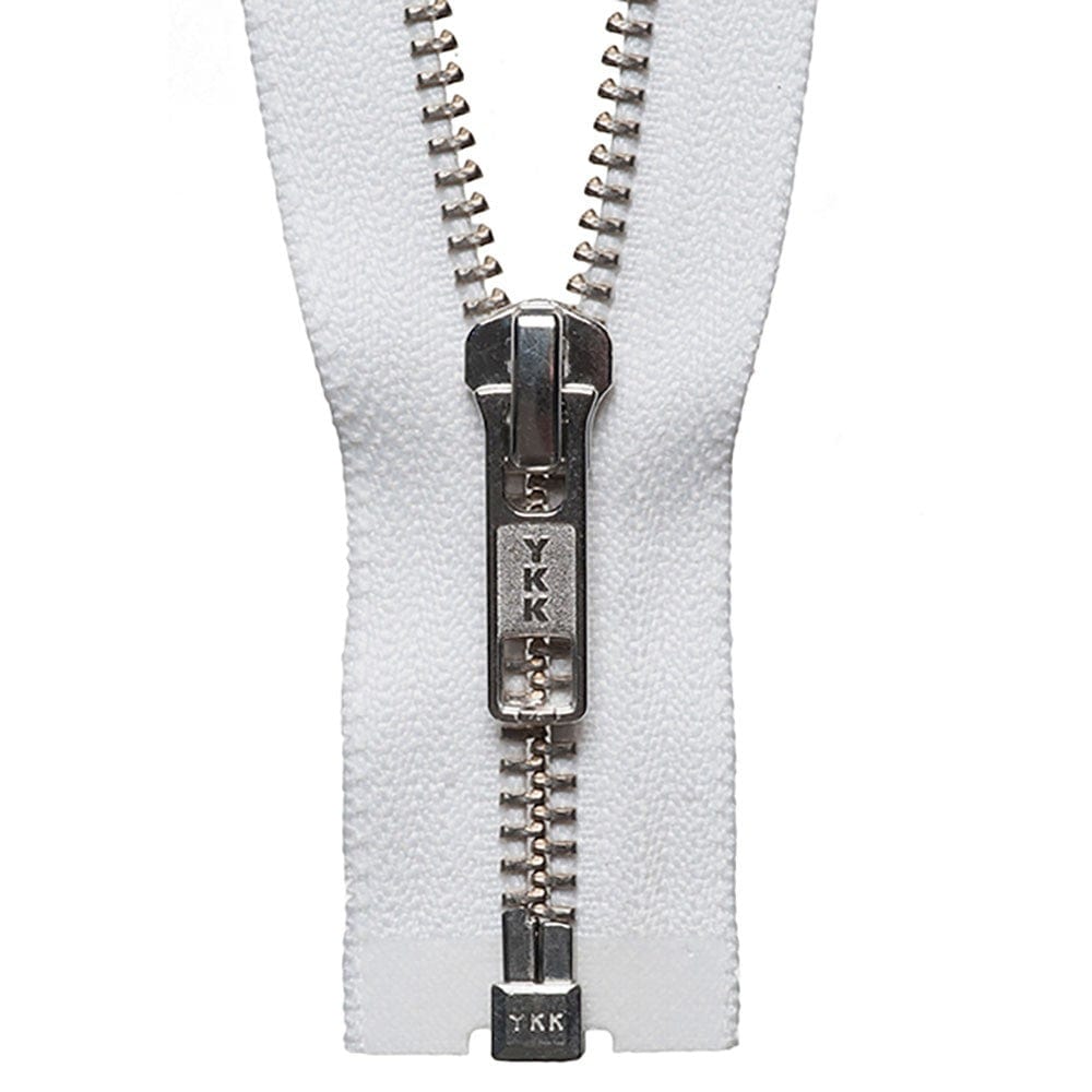 YKK Zips YKK Nickel Free Open End Zip 61cm Colour 501 - The Sewing Studio