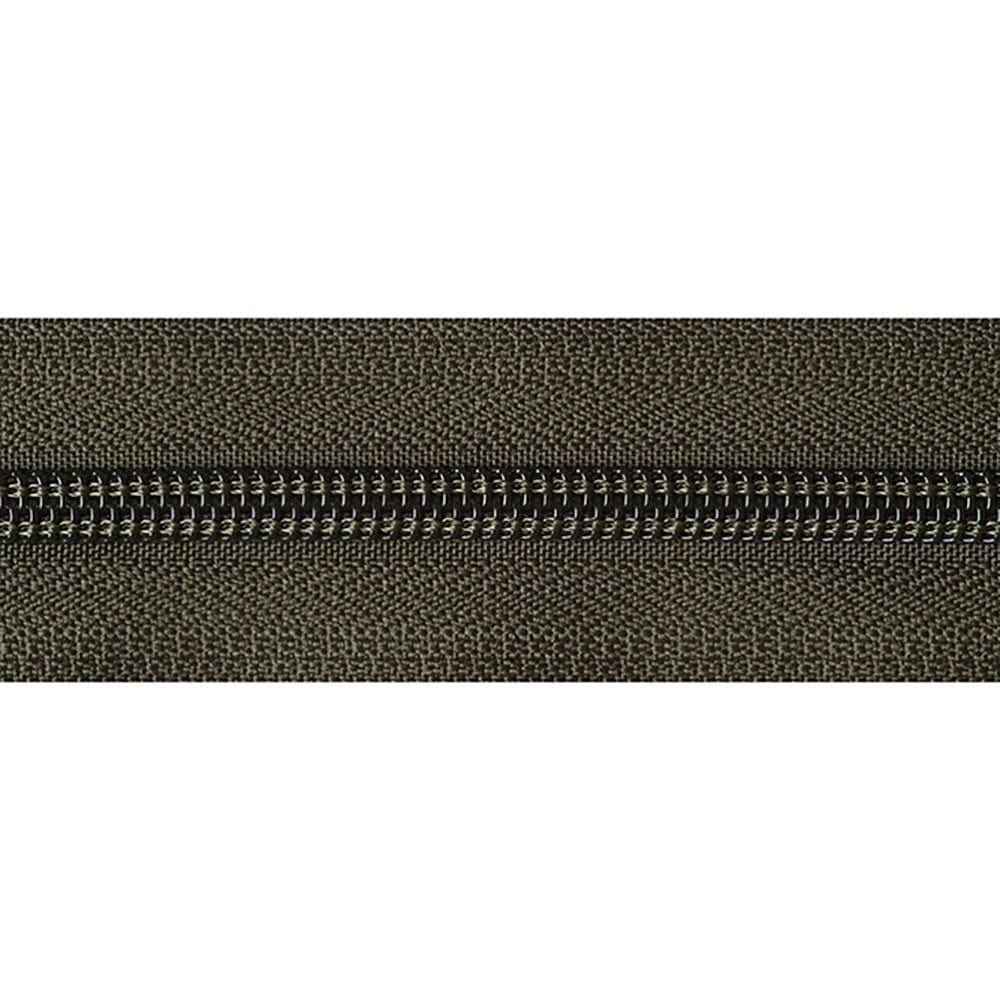ドライブラスト12 YKK Nylon Open End Zip 56cm / 22 inch: Khaki (Colour 566)