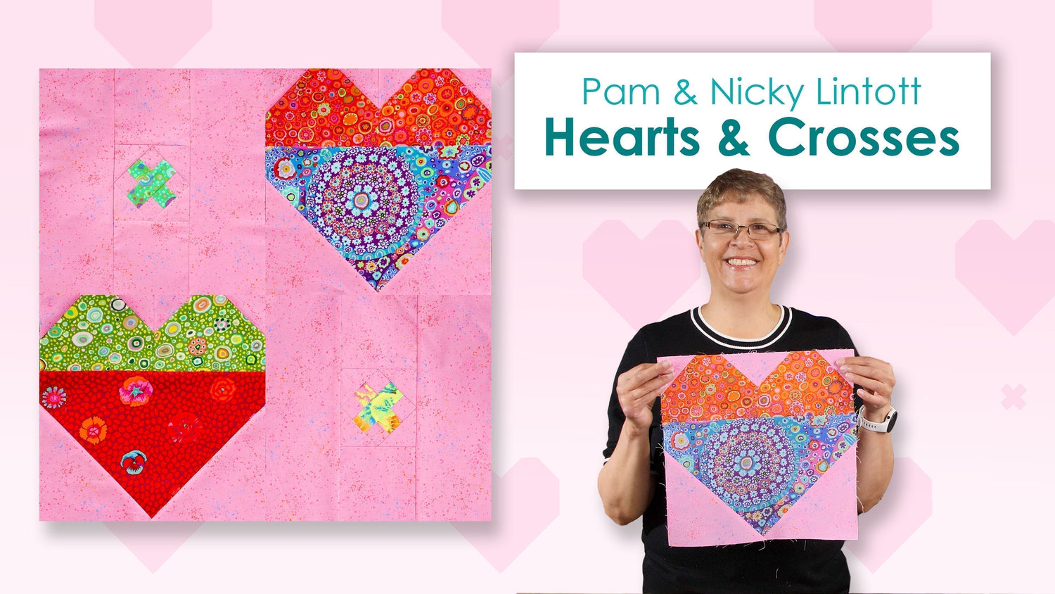 Hearts & Crosses by Pam & Nicky Lintott tutorial