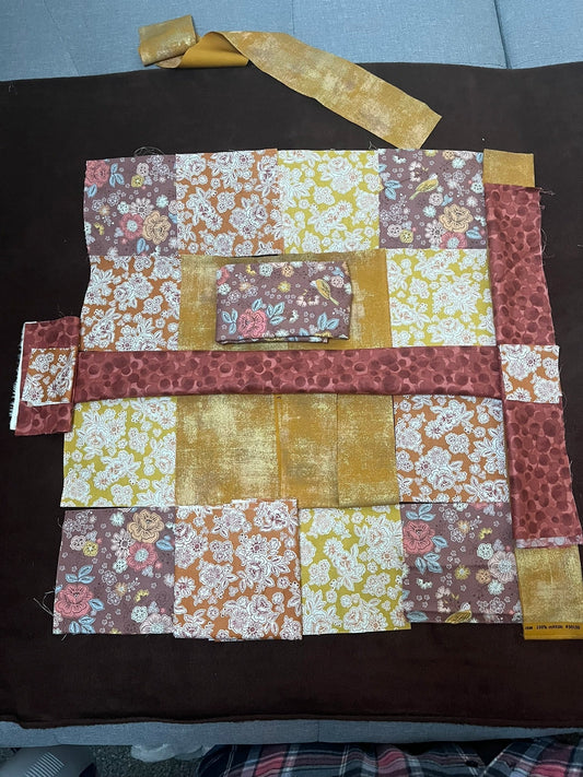 Crafting with Lewis & Irene: Boho Patchwork Cushion Tutorial