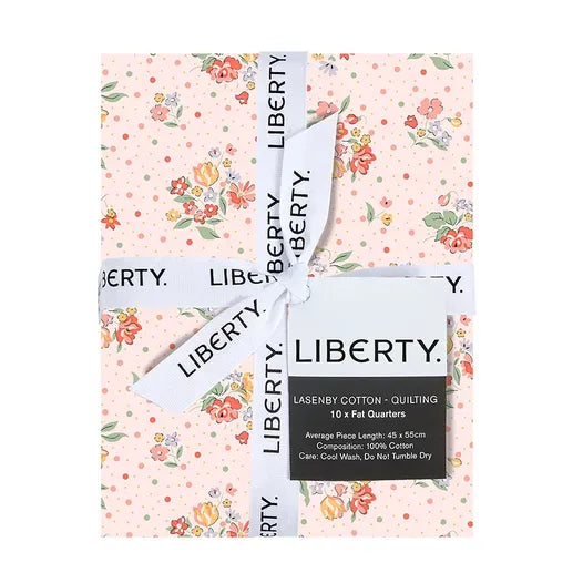 Liberty Fabric Pre Cuts Liberty Romatic Florals Fat Quarter Bundle 10 Piece - The Sewing Studio