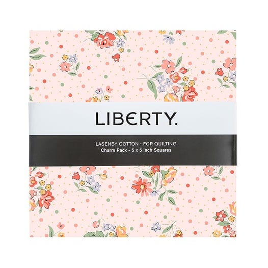 Liberty Fabric Pre Cuts Liberty Romatic Florals 5" Charm Pack - The Sewing Studio