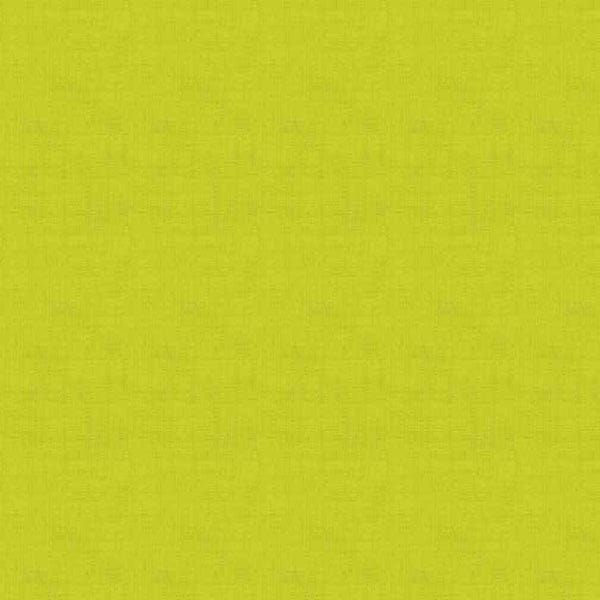 Makower Patchwork Fabric Linen Texture Lime 1473 G1