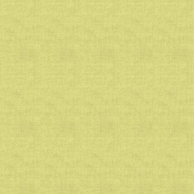 Makower Patchwork Fabric Linen Texture Celery 1473 G2