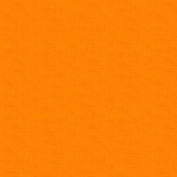 Makower Patchwork Fabric Linen Texture Orange 1473 N4