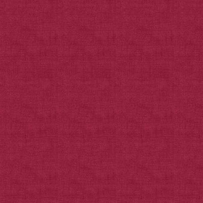 Makower Patchwork Fabric Linen Texture Burgundy 1473 R8