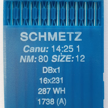 Schmetz Industrial Sewing Machine Needles Regular 16x231 Size 80/12 Pack of 10