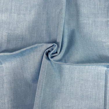 Chambray Oxford Organic Cotton Denim Blue 3254 45