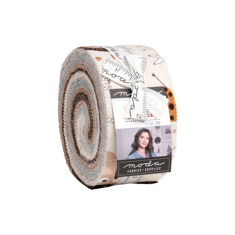 Moda Fabric Pre Cuts Moda Wildly Cute Safari Jelly Roll - The Sewing Studio