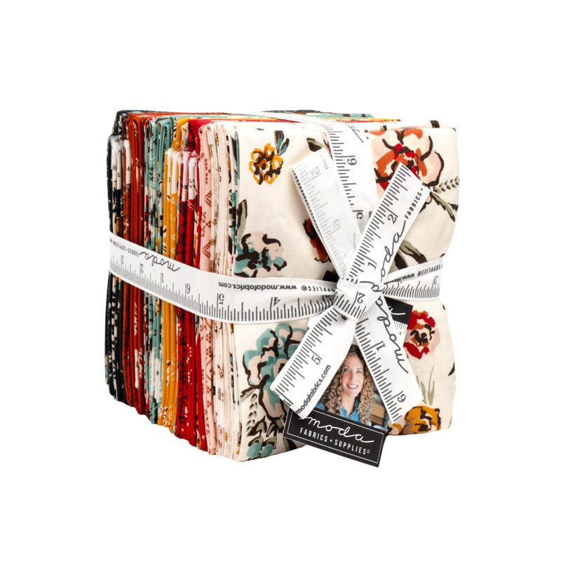 Moda Fabric Pre Cuts Moda Flora Thread Fat Quarter Bundle 34 Piece - The Sewing Studio