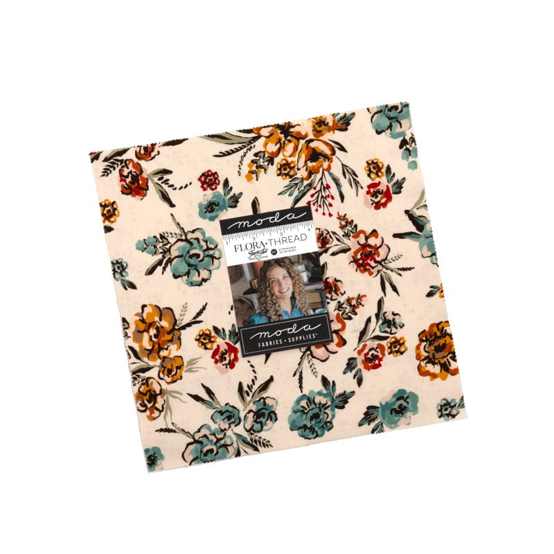 Moda Fabric Pre Cuts Moda Flora Thread Layer Cake - The Sewing Studio