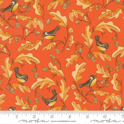 Moda Fabric Forest Frolic Chickadees and Acorns Orchard 48742 18