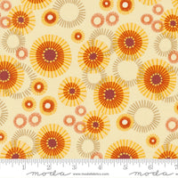 Moda Fabric Forest Frolic Indian Blanket Dots Cream 48743 12 ruler