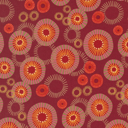 Moda Fabric Forest Frolic Indian Blanket Dots Cinnamon 48743 16