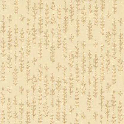 Moda Fabric Forest Frolic Leafy Lines Stripes Cream 48745 12