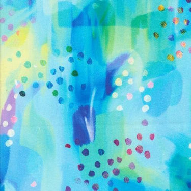 Gradients Auras Turquoise Fabric Quilt Backing 108” wide