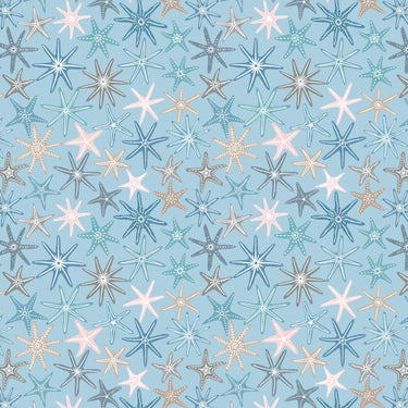 Lewis And Irene Ocean Pearls Starfish Light Blue A829-2