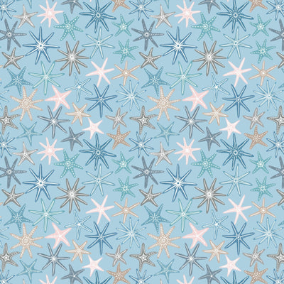 Lewis And Irene Ocean Pearls Starfish Light Blue A829-2