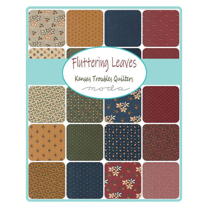 Moda Fabric Fluttering Leaves Layer Cake 9730LC Assortment