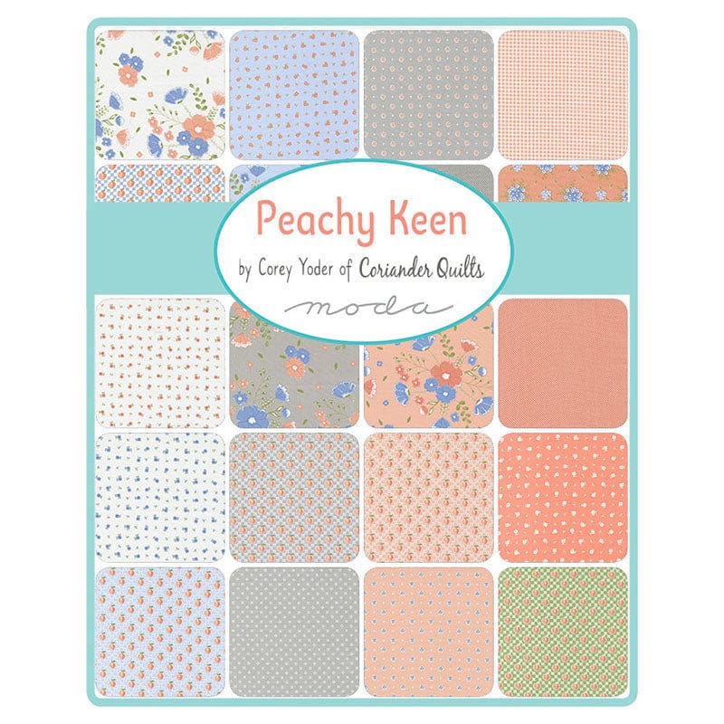 Moda Fabric Peachy Keen Layer Cake 29170LC assortment