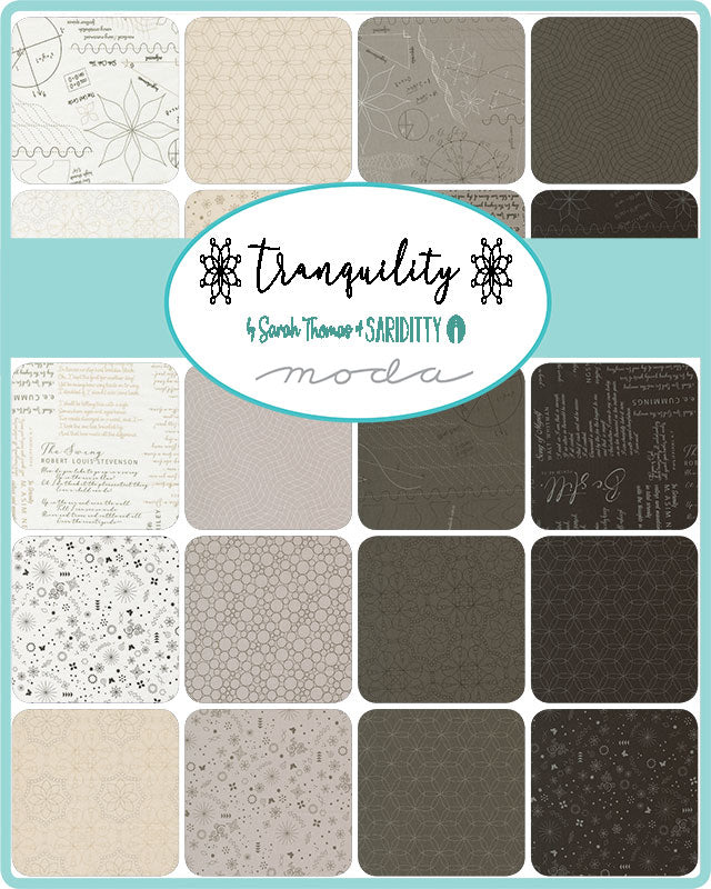 Moda Fabric Pre Cuts Moda Tranquility Mini Charm - The Sewing Studio