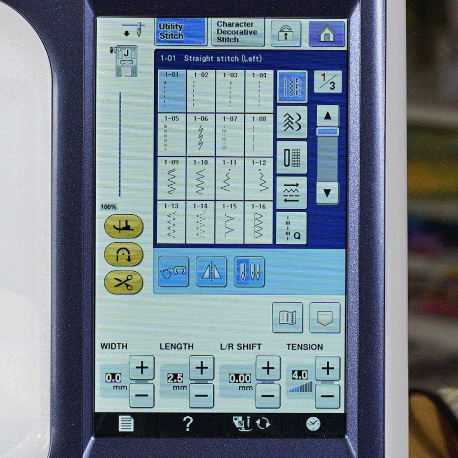 LCD Touchscreen and Controls