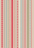 Lewis And Irene Gingerbread Season Fabric Gingerbread Festive Stripes on Butterscotch C86-2