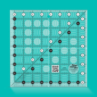 Creative Grids Non slip: 8½" x 8½" Square Quilt Ruler