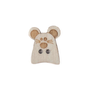 Wooden Mouse Button 23mm
