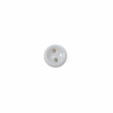 White Button 6mm