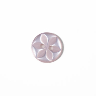 Pink Flower Button 11mm