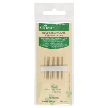 Hand Sewing Needles: Applique Needles: Pack of 15