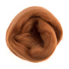 Natural Wool Roving, Beige, 10g Packet