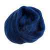 Natural Wool Roving, Sapphire, 10g Packet