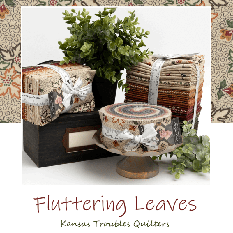 Moda Fabric Fluttering Leaves Charm Pack 9360PP Lifestyle