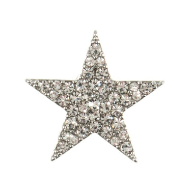 Christmas Button Diamante Star