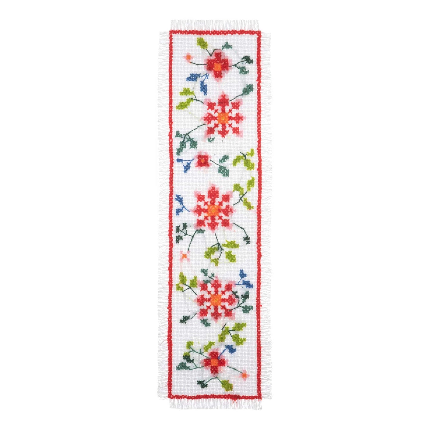 Cross Stitch Bookmark Kit Floral