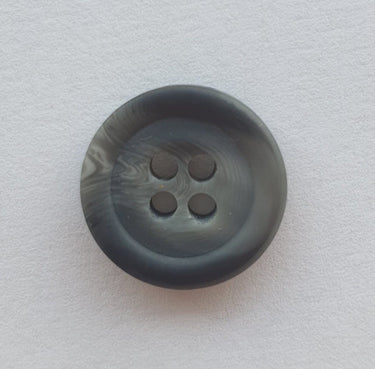 Wood Effect Grey Button 15mm