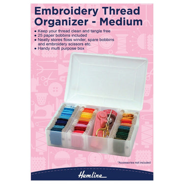 Embroidery Thread Organiser Box: Medium