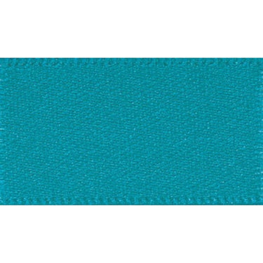 Double Faced Satin Ribbon Malibu Blue: 10mm wide. Price per metre.