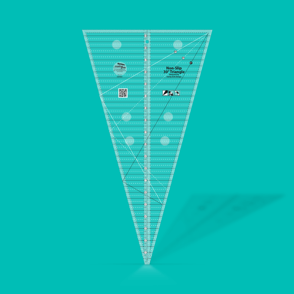 Creative Grids Non slip: 30° Triangle Quilt Ruler