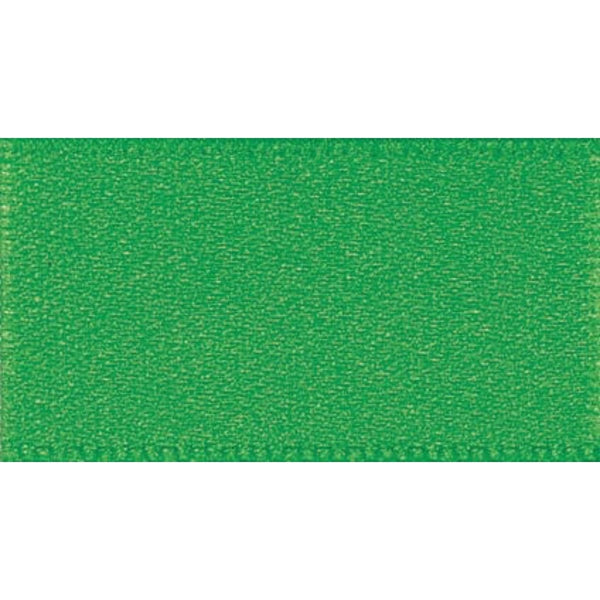 Double Faced Satin Ribbon Emerald Green: 10mm wide. Price per metre.