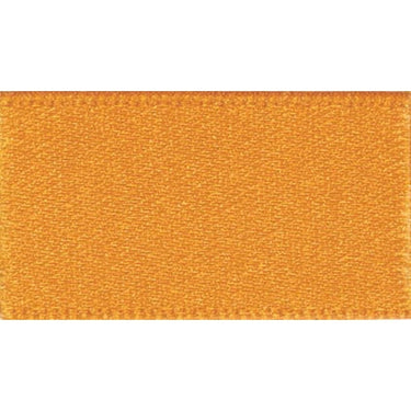 Double Faced Satin Marigold Orange: 10mm wide. Price per metre.