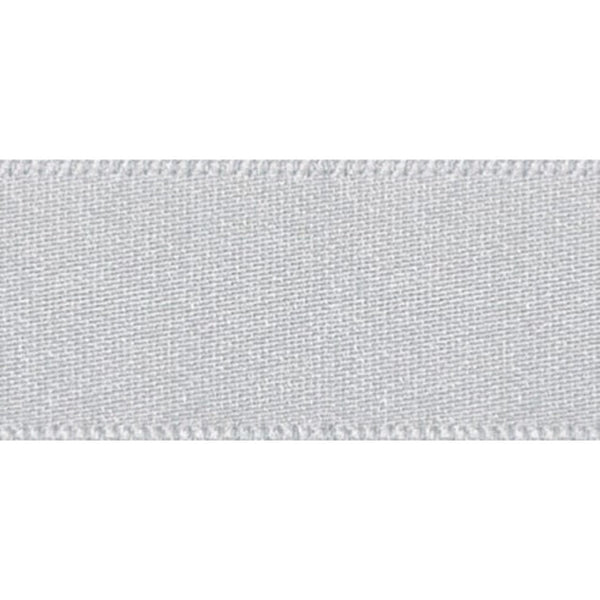 Double Faced Satin Ribbon Silver Grey: 35mm Wide. Price per metre.