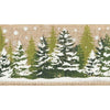Premium Wire Edge Ribbon: Christmas Forest: 63mm Wide