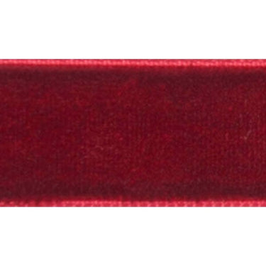 Velvet Ribbon Reel: 5m x 15mm: Burgundy